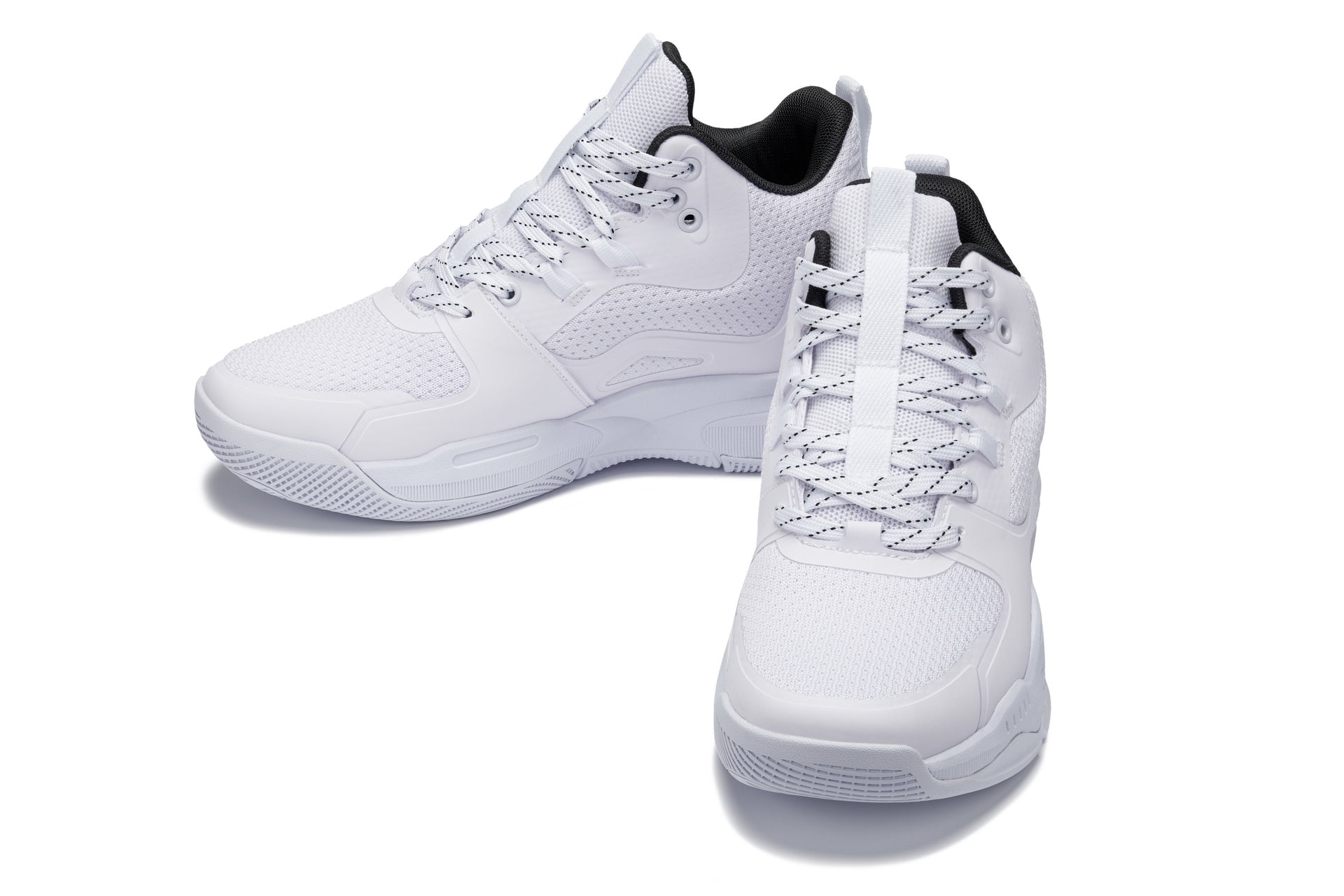 CALTO - Q394 - 3 Inches Taller (White/Black) - Basketball High-Top Sneakers - Overture Gifts
