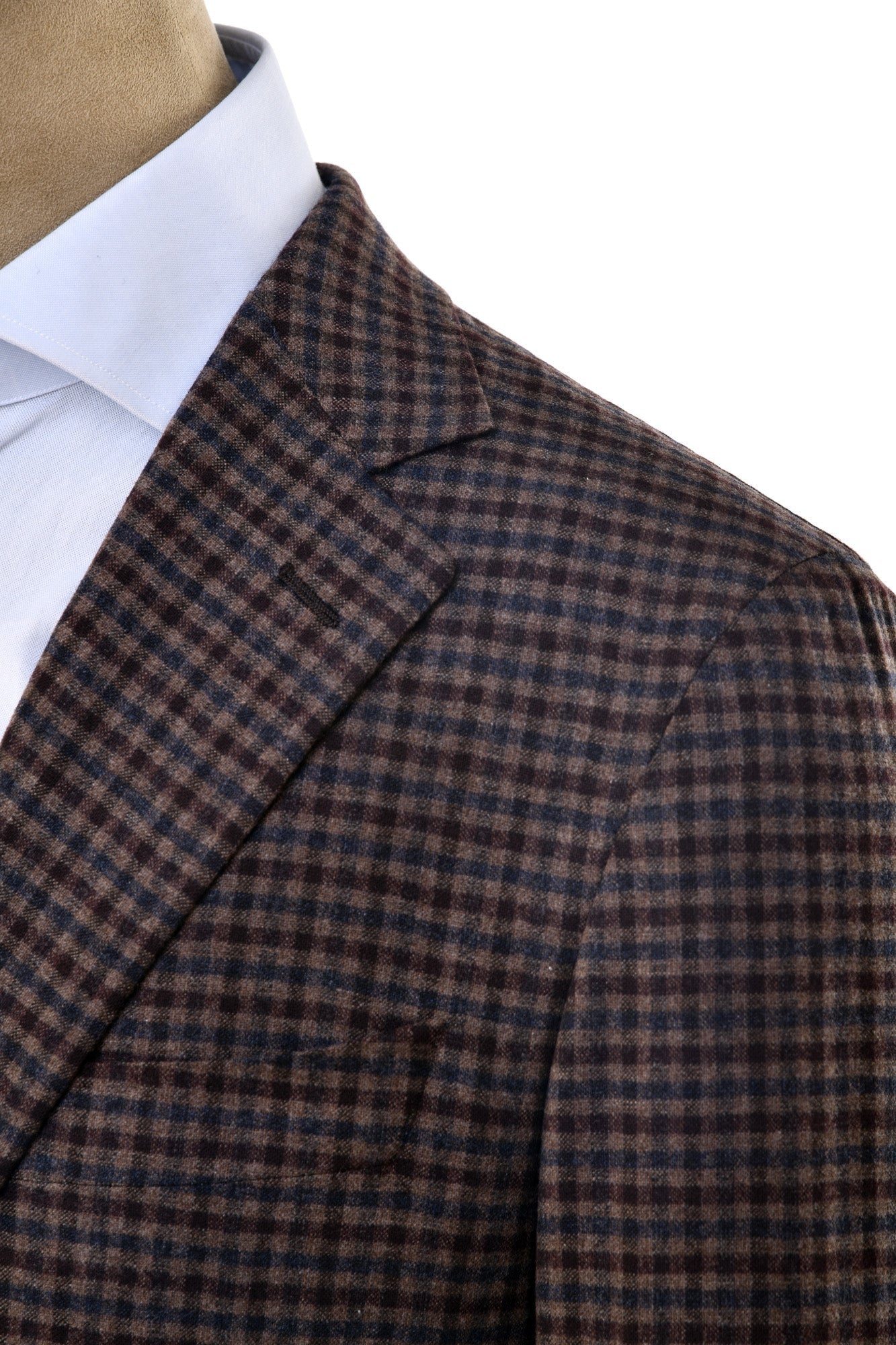 Carlo Barbera Gingham Wool-Cashmere Sport Jacket - Overture Gifts