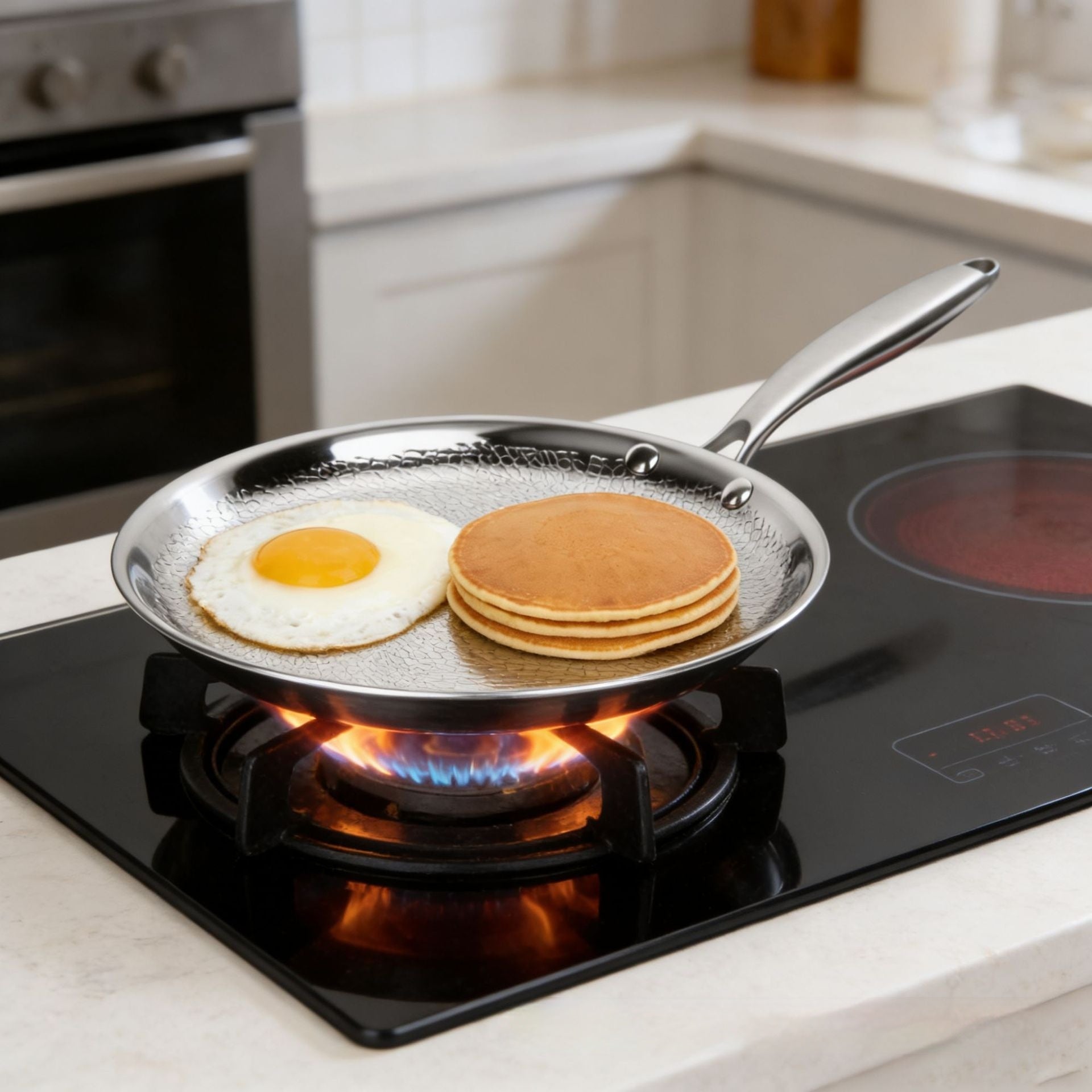 Non-stick Pan Without Coating, Household Titanium Frying Pan