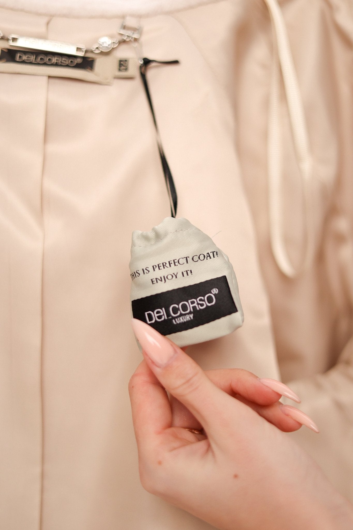 Chester Premium Wool Cashmere Coat in Praline - Overture Gifts