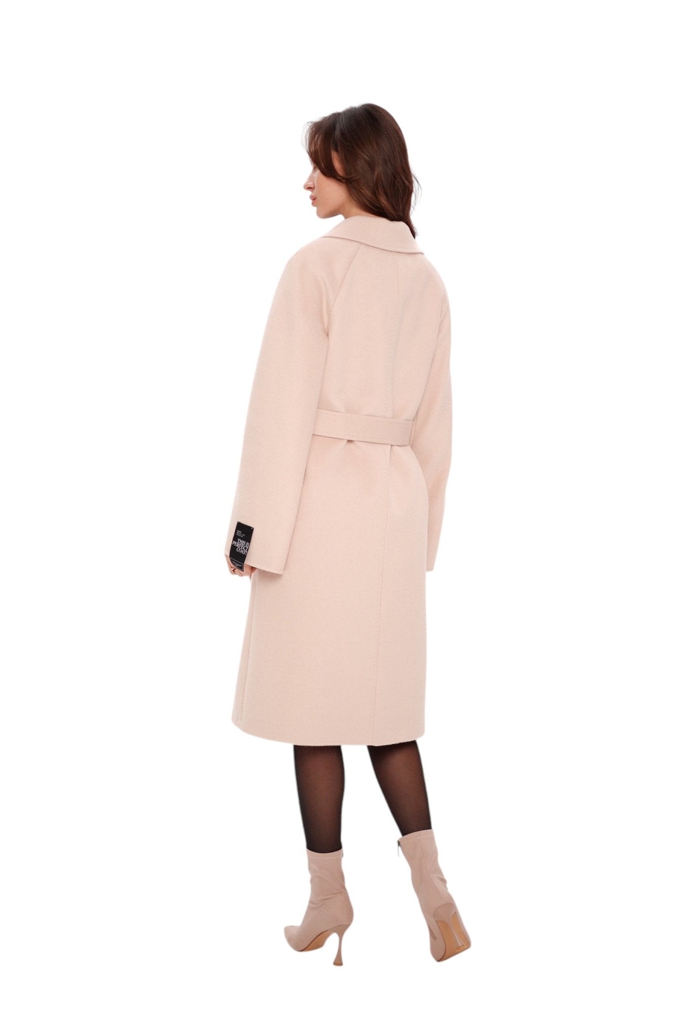 Chester Premium Wool Cashmere Coat in Praline - Overture Gifts
