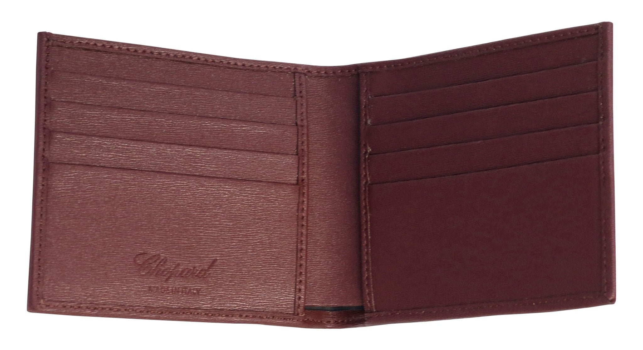 Chopard Classic Burgundy Leather Unisex Wallet 95012-0351