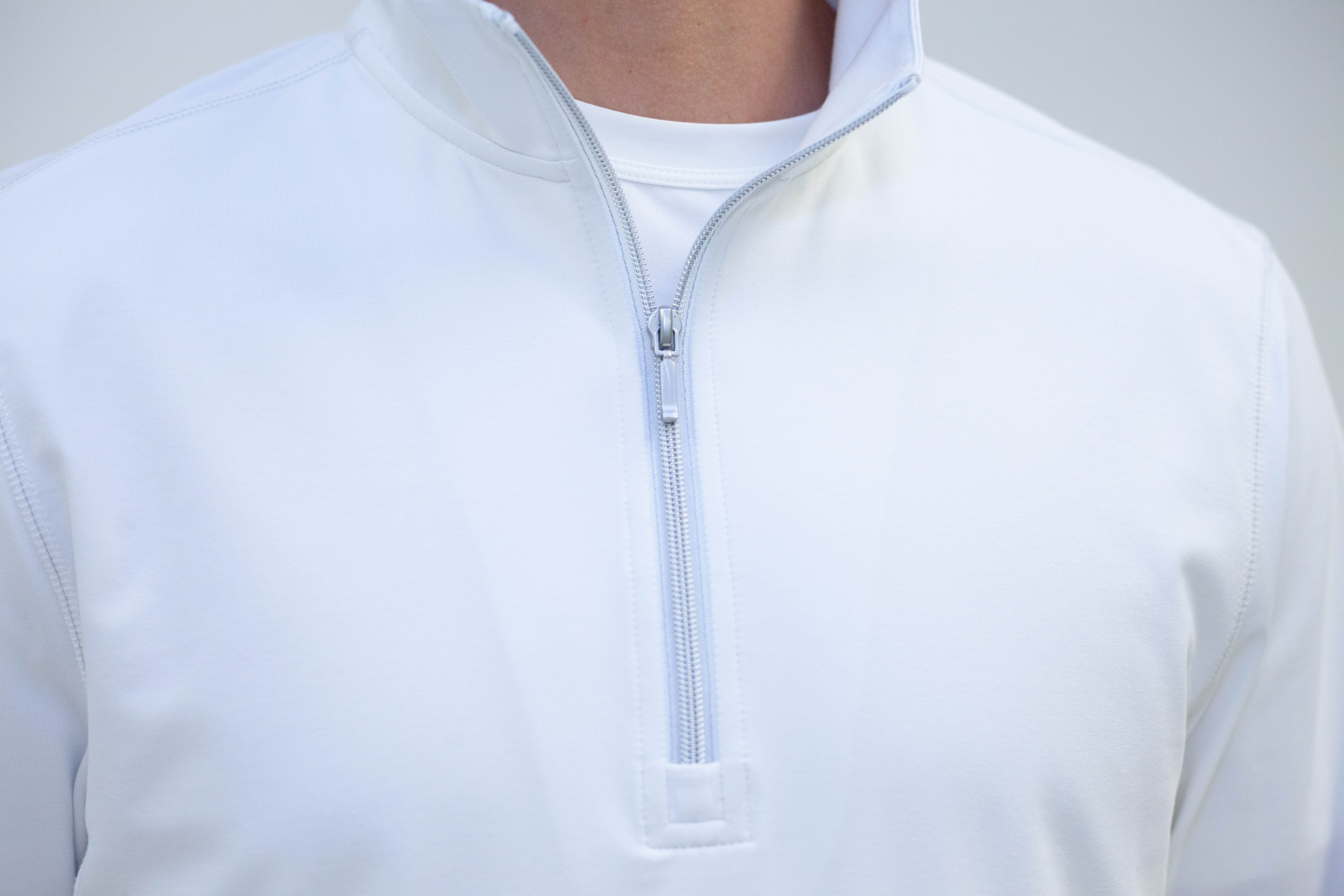 Buki Cinqo Travel Half Zip - White - Men