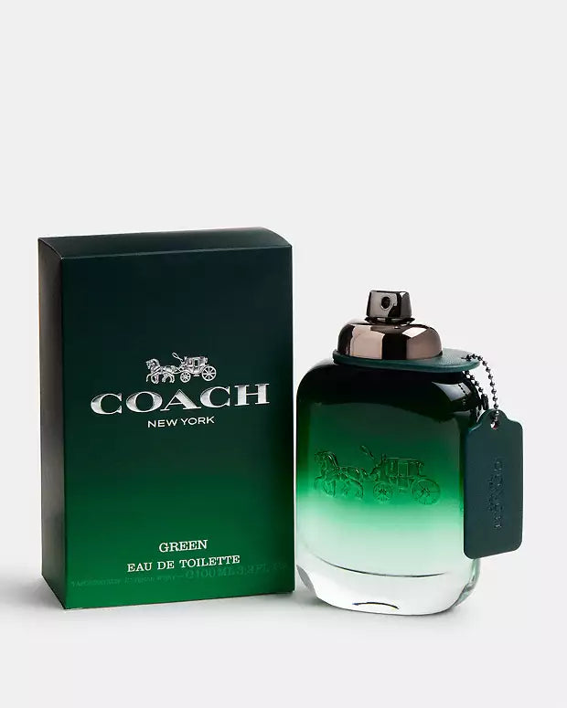 Coach Green Eau de Toilette 3.4 oz – Fresh Men's Fragrance