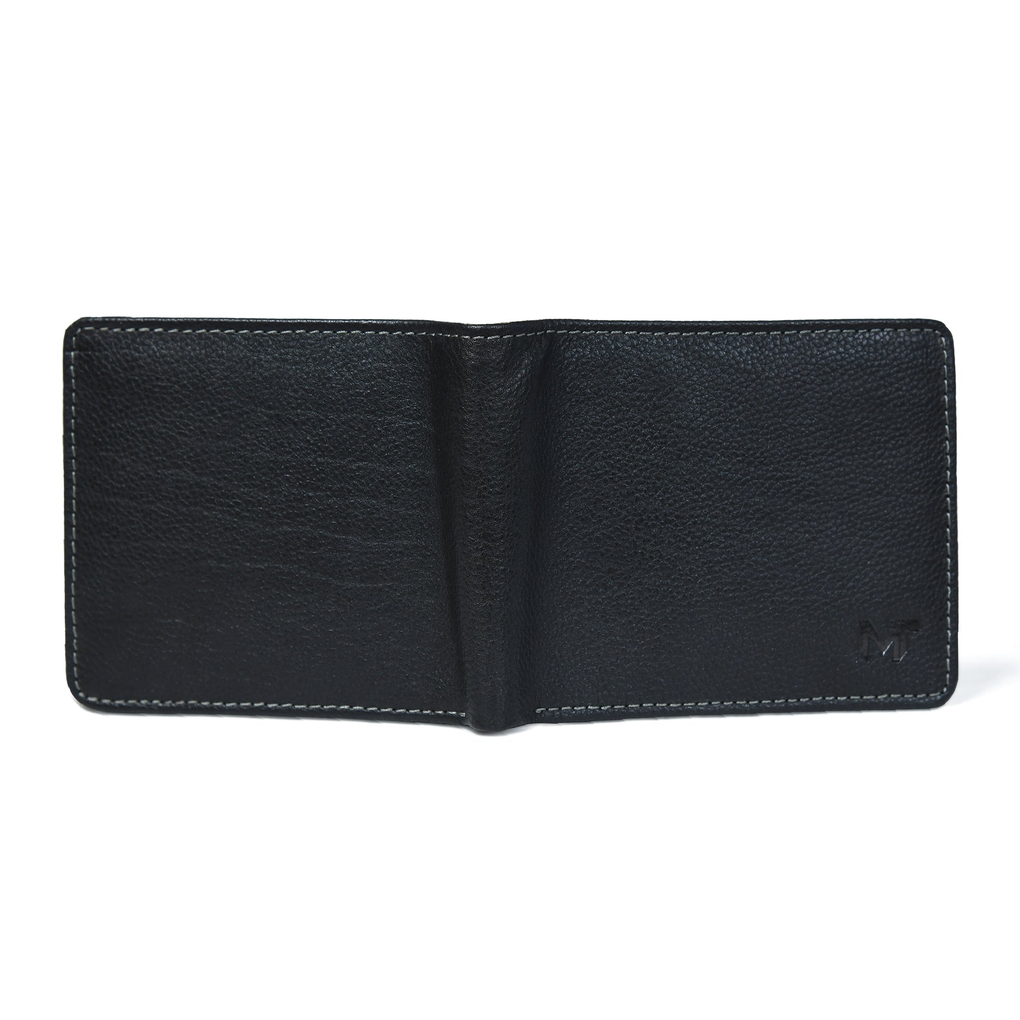 Classic Black Leather Wallet - Overture Gifts