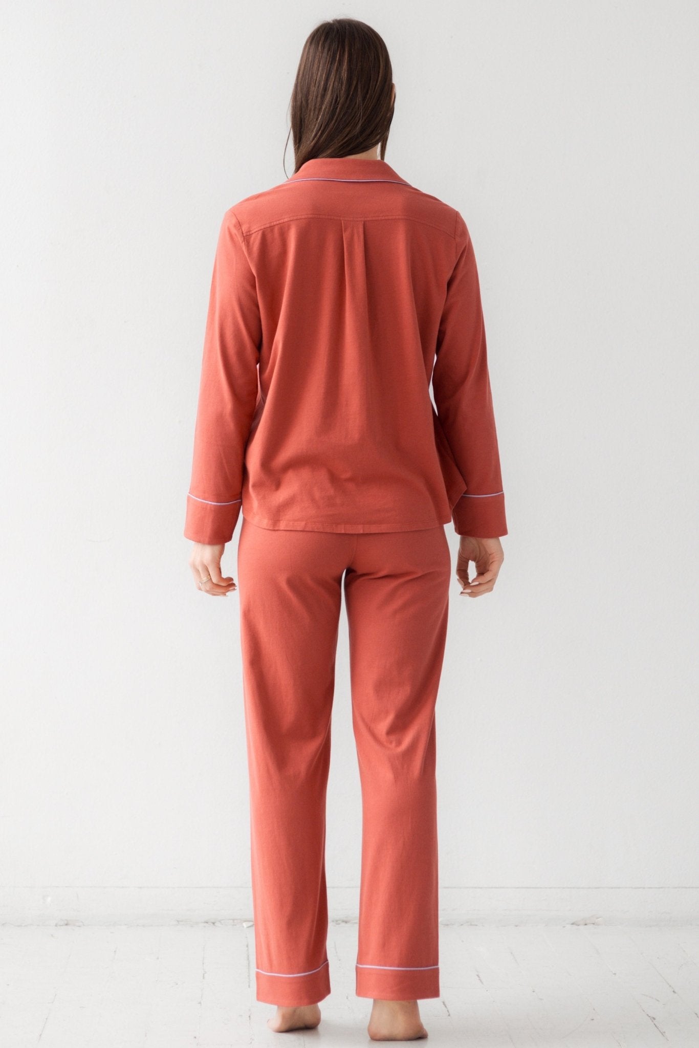 Classic Luxury Pajamas in Brushed Pima Cotton - Overture Gifts