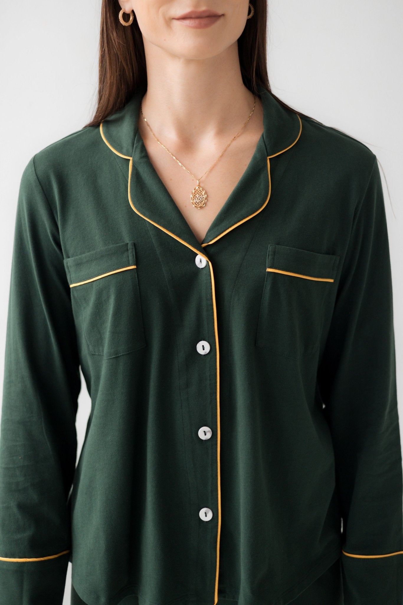 Classic Luxury Pajamas in Brushed Pima Cotton - Overture Gifts