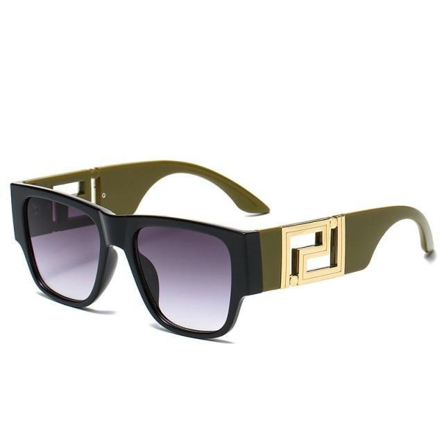 Classic Oversized & Square Shape Sunglasses Designer Style Vintage For Women & Men Fashionable Classic & Luxury Summer Outdoor Traveling Sunglasses Fashion Oversize Square Sunglasses