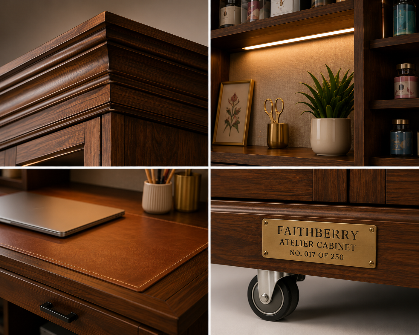 Faithberry Atelier Cabinet – Luxury USA-Made Designer Storage
