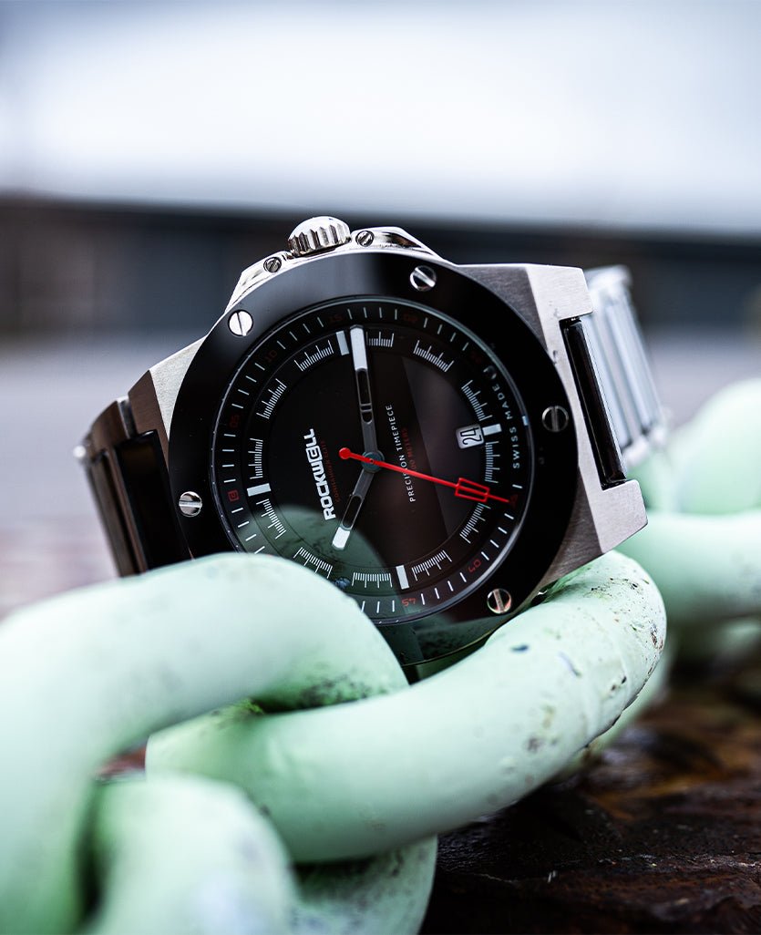 Commander Elite Tier 3 Edition(Silver/Black Ceramic) Watch - Overture Gifts
