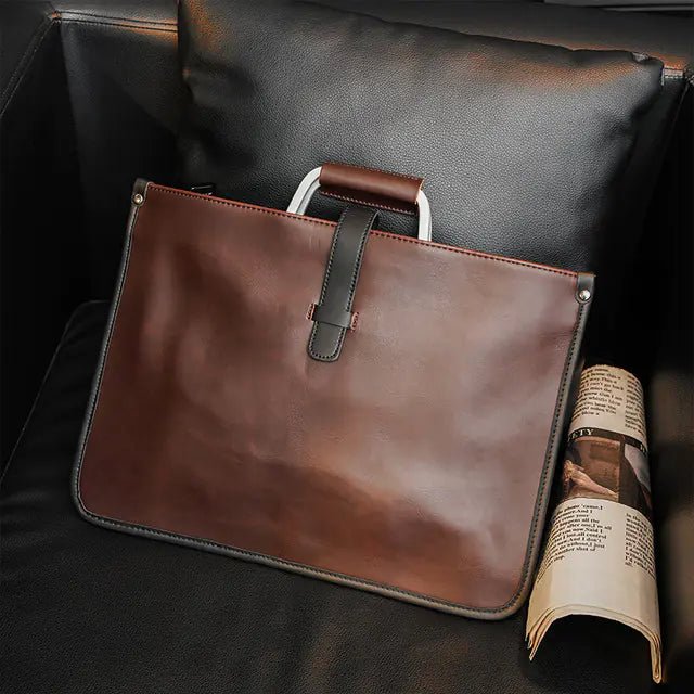 Crazy Horse Leather Briefcase - Overture Gifts