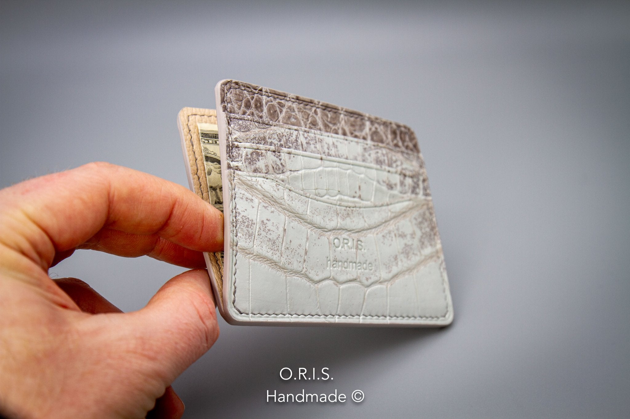 Crocodile Card Holder - Himalayan - Overture Gifts