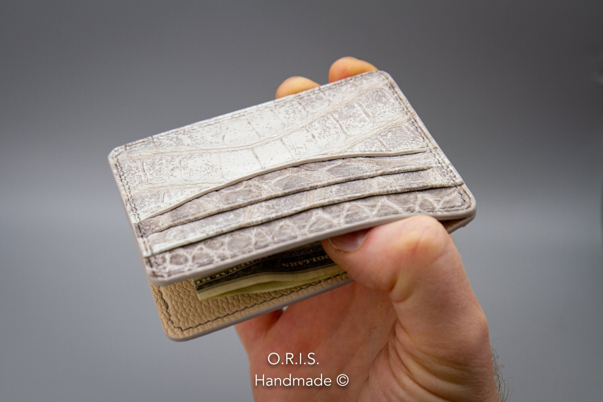 Crocodile Card Holder - Himalayan - Overture Gifts