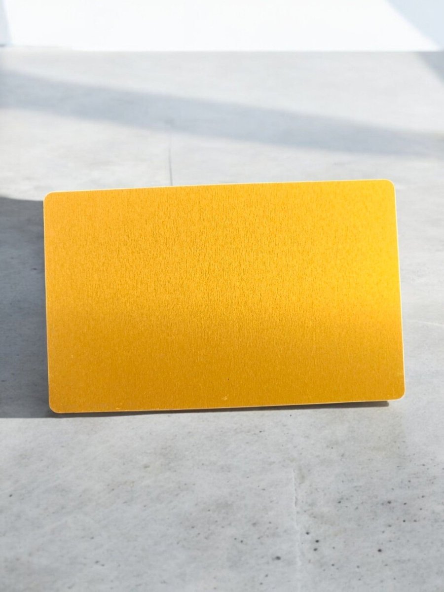 Custom Engraved Metal Business Cards โ Aluminum (100 pcs) โ Laser Engraved for Corporate Branding