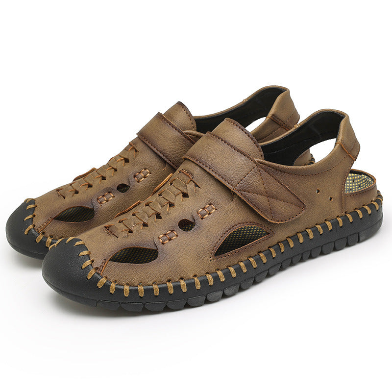 Outdoor Leather Casual Wading Sandals