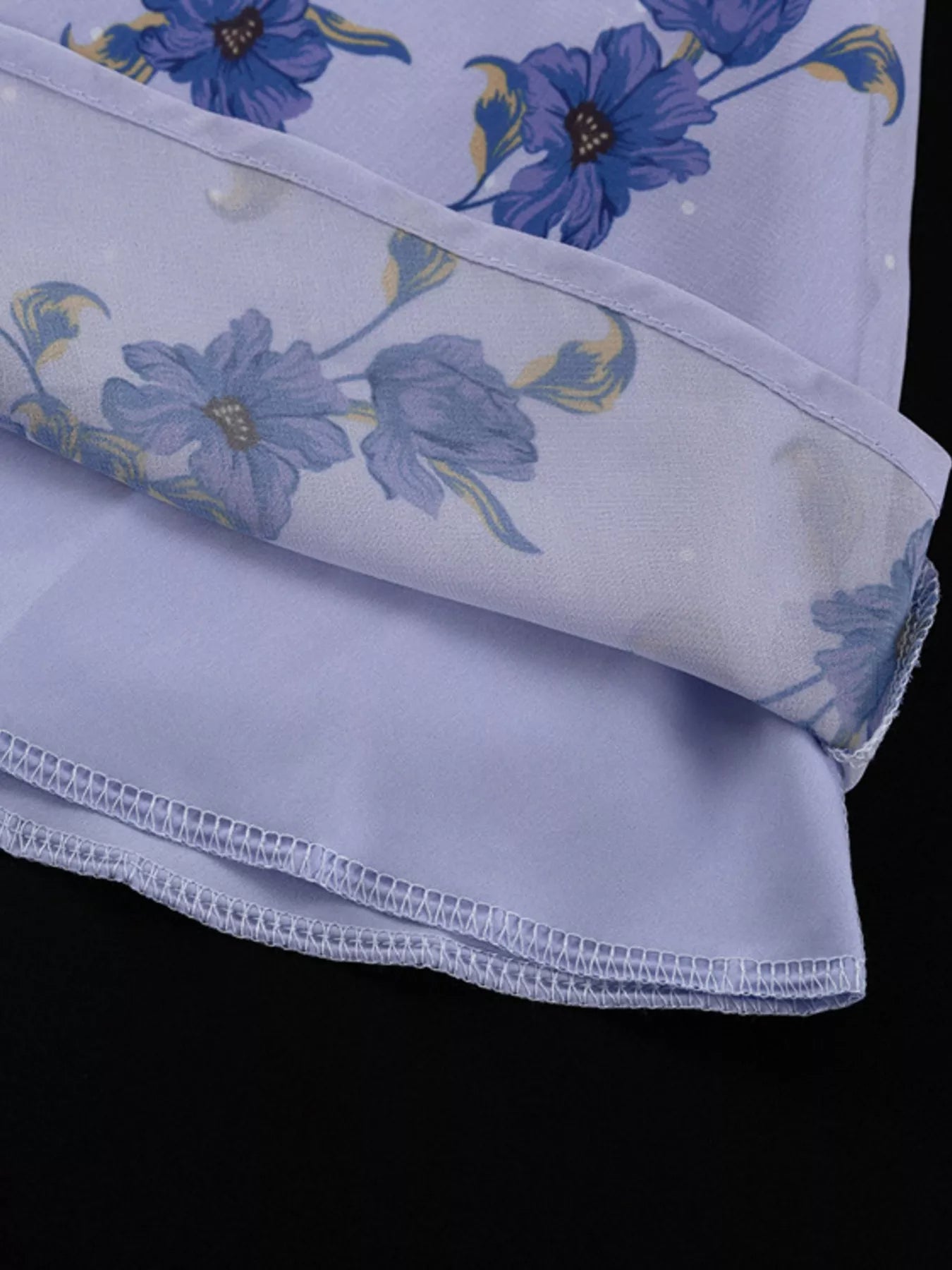 Floral Puff Sleeve Mini Dress
