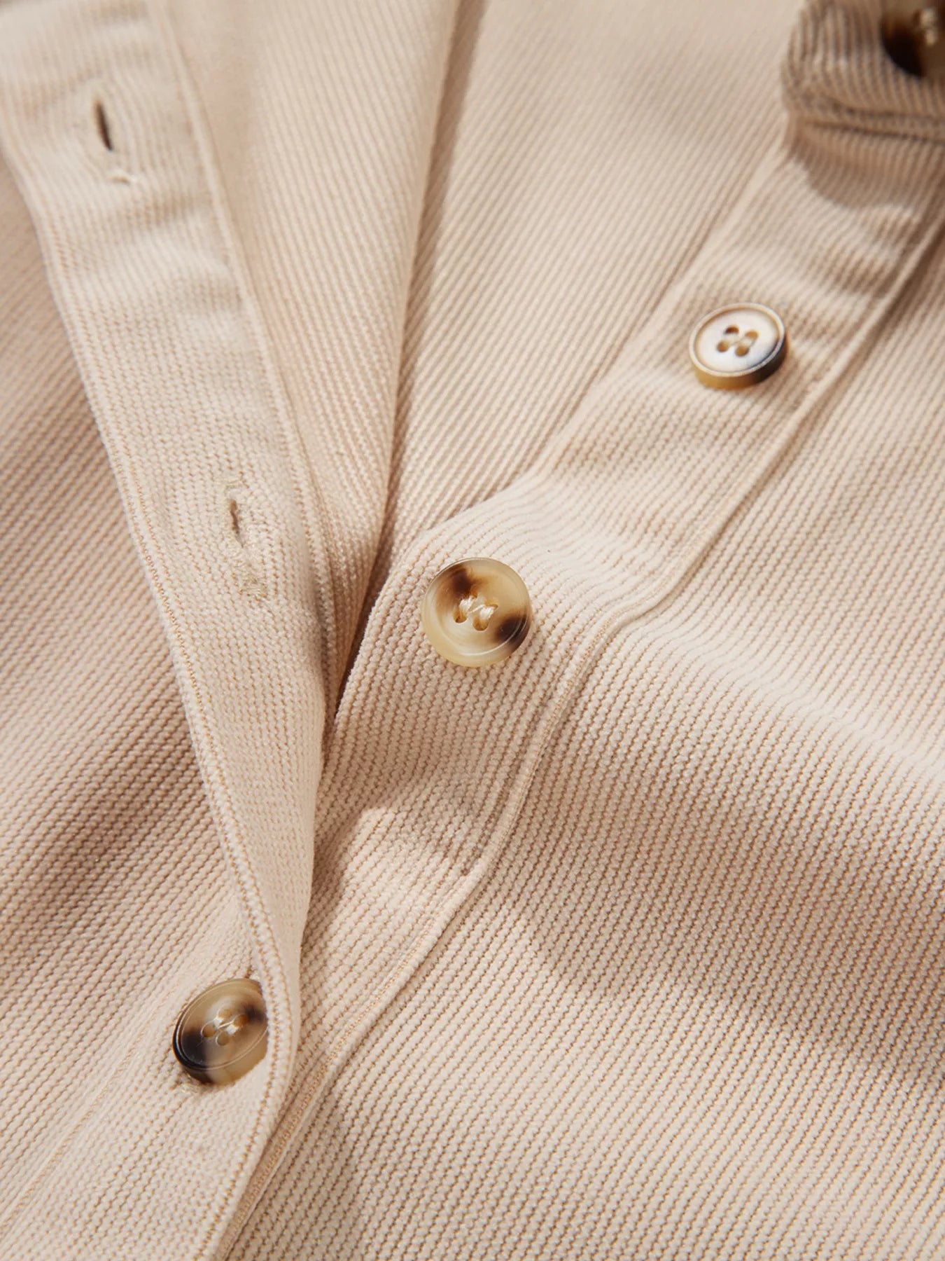 Corduroy Half Button Collared Long Sleeve Mini Dress