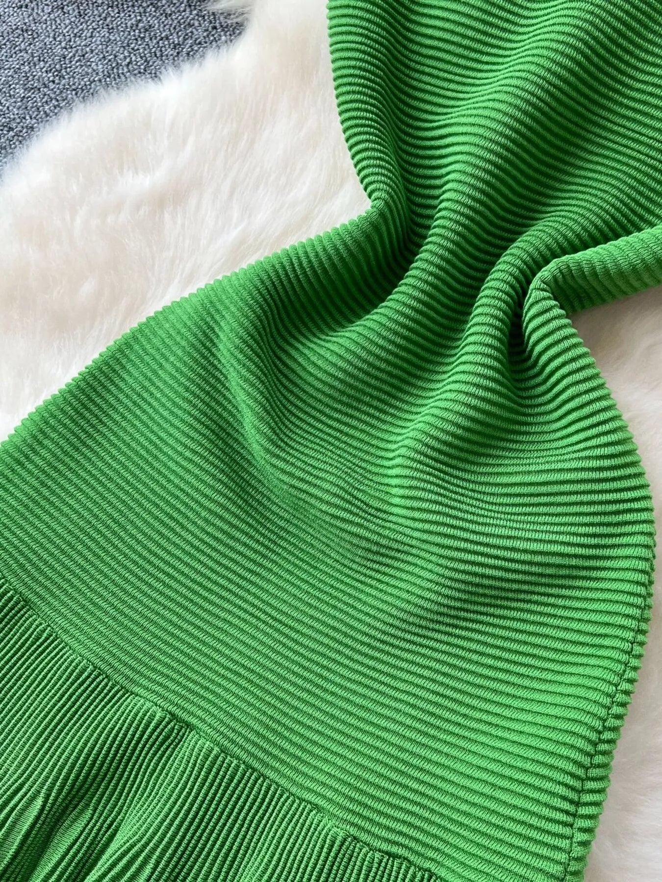 Sleeveless Textured Knit Dress
