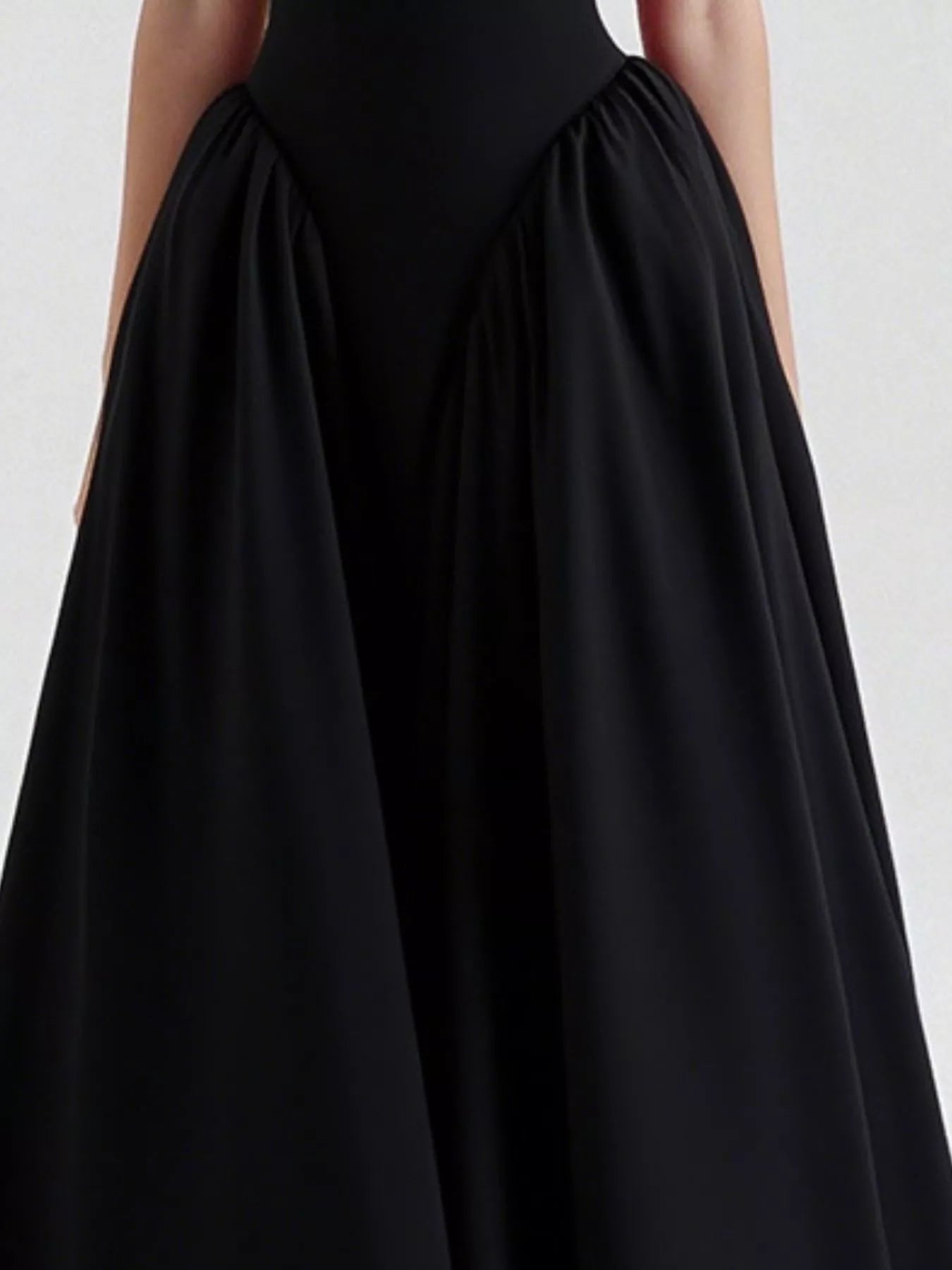 Halter Neck Midi Dress with Pockets