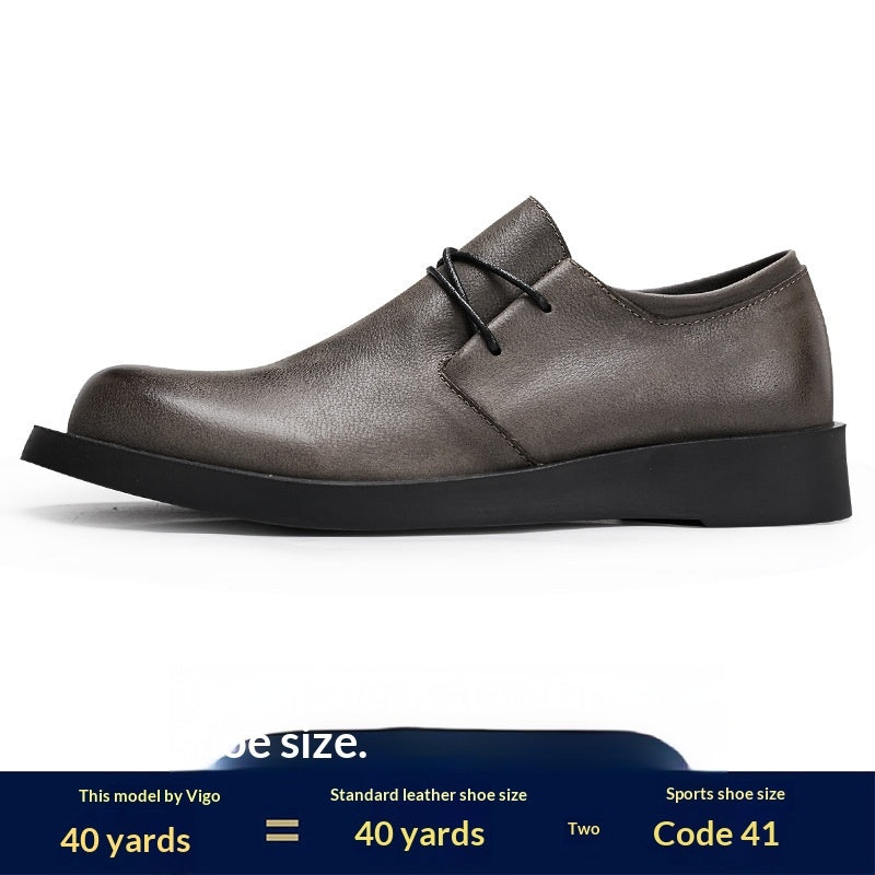 Mens Breathable Casual Leather Shoes
