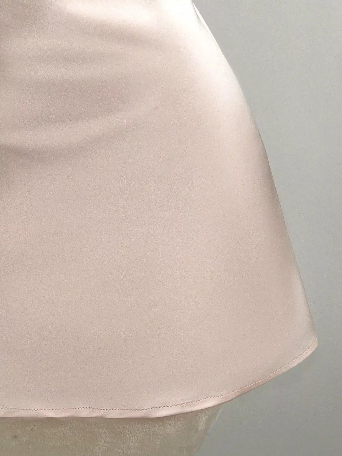 Satin Backless Halter Neck Dress