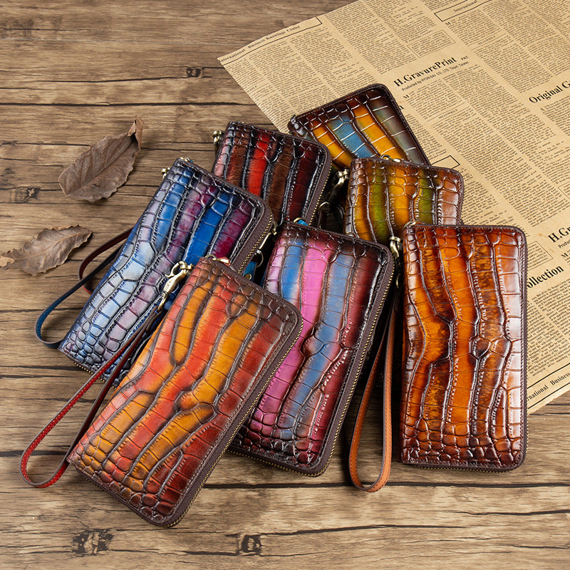 New Genuine Leather Large-capacity Long Wallet