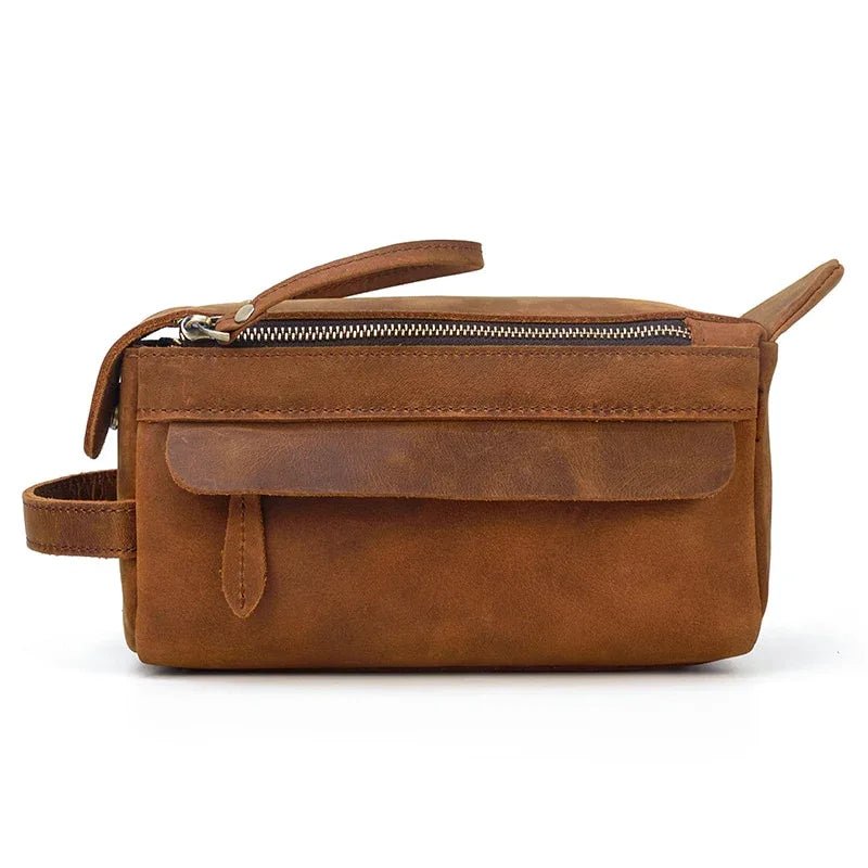 Dado Leather Dopp Kit | Handmade Leather Toiletry Bag - Overture Gifts