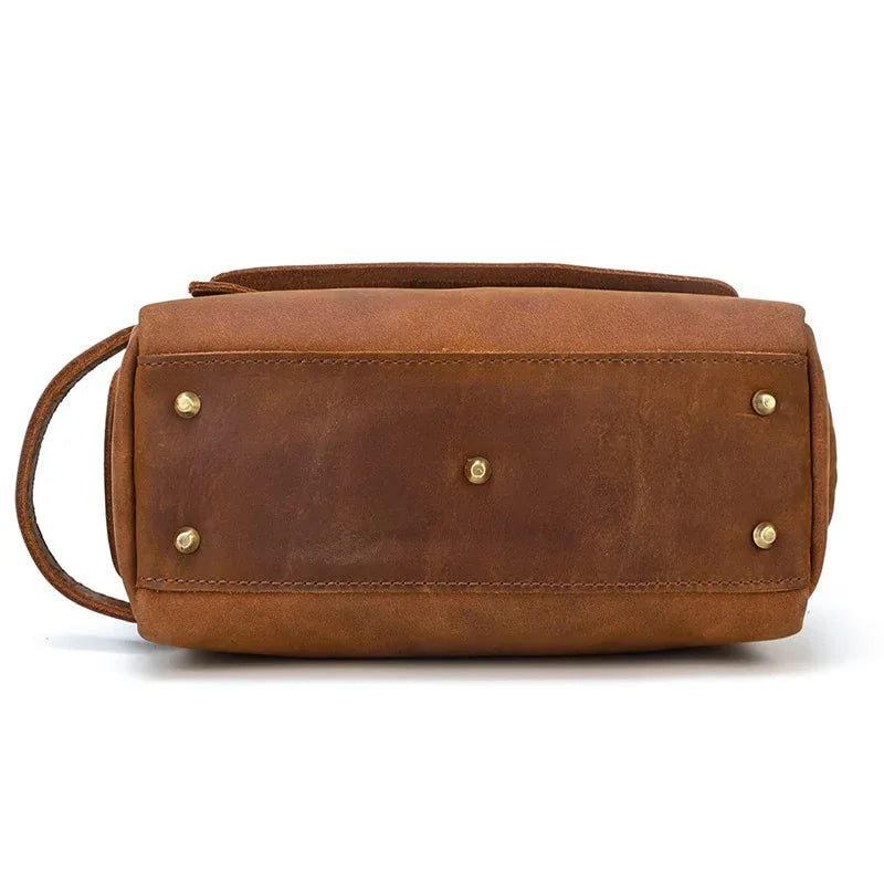 Dado Leather Dopp Kit | Handmade Leather Toiletry Bag - Overture Gifts