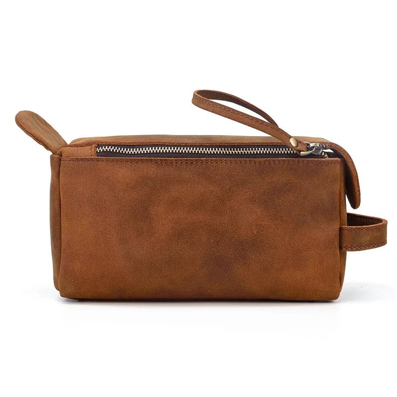 Dado Leather Dopp Kit | Handmade Leather Toiletry Bag - Overture Gifts