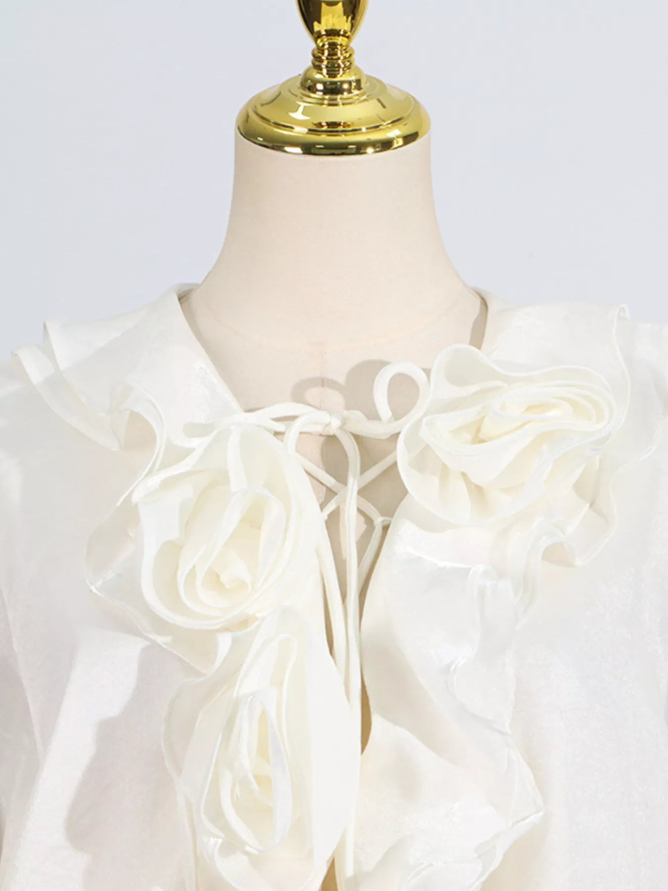 Ruffled Flounce Sleeve Mini Dress