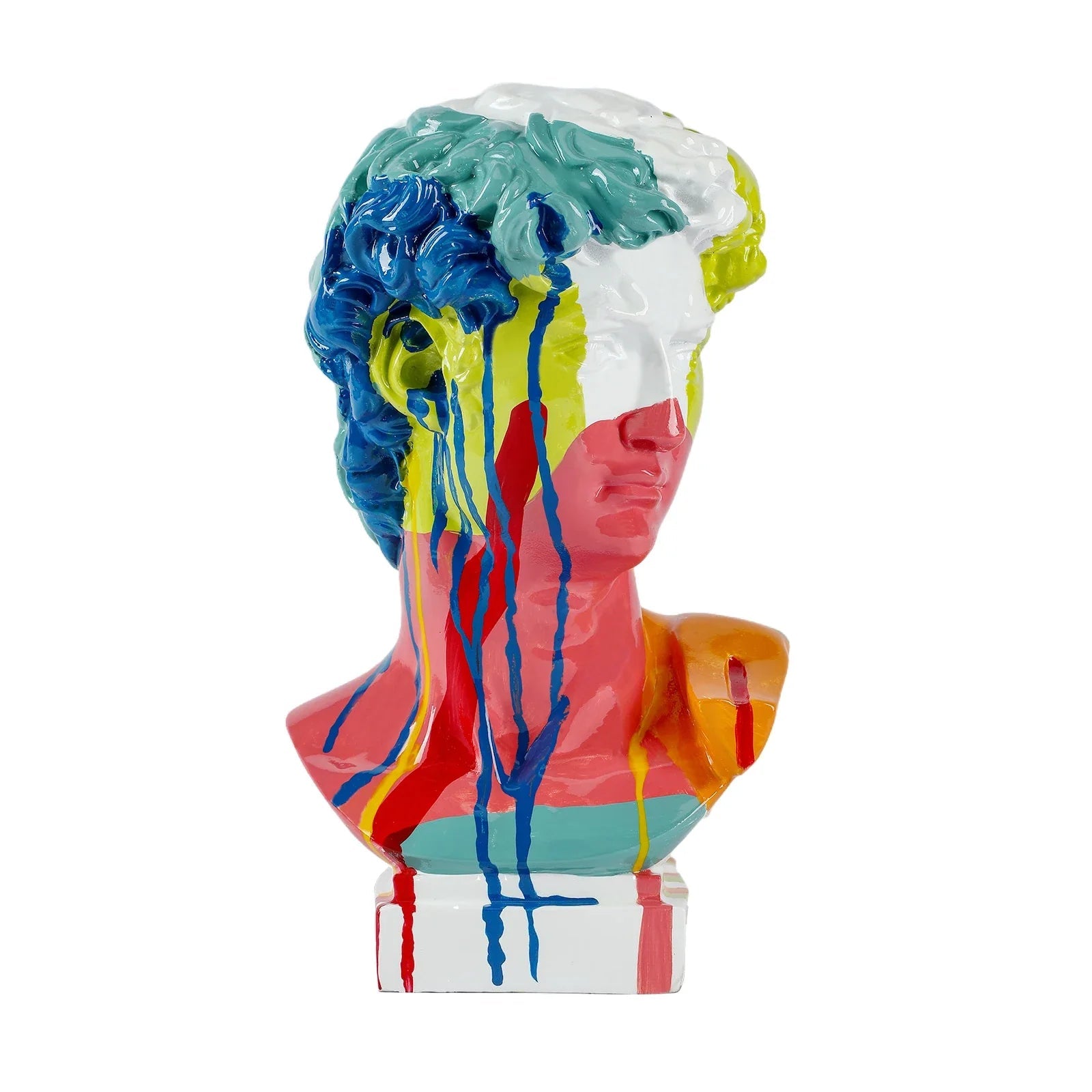 David Head Resin Statues Living Room, Table, Office Decoration European Home Decoration Statues Home Decor Art Bust Sculpture - Overture Gifts