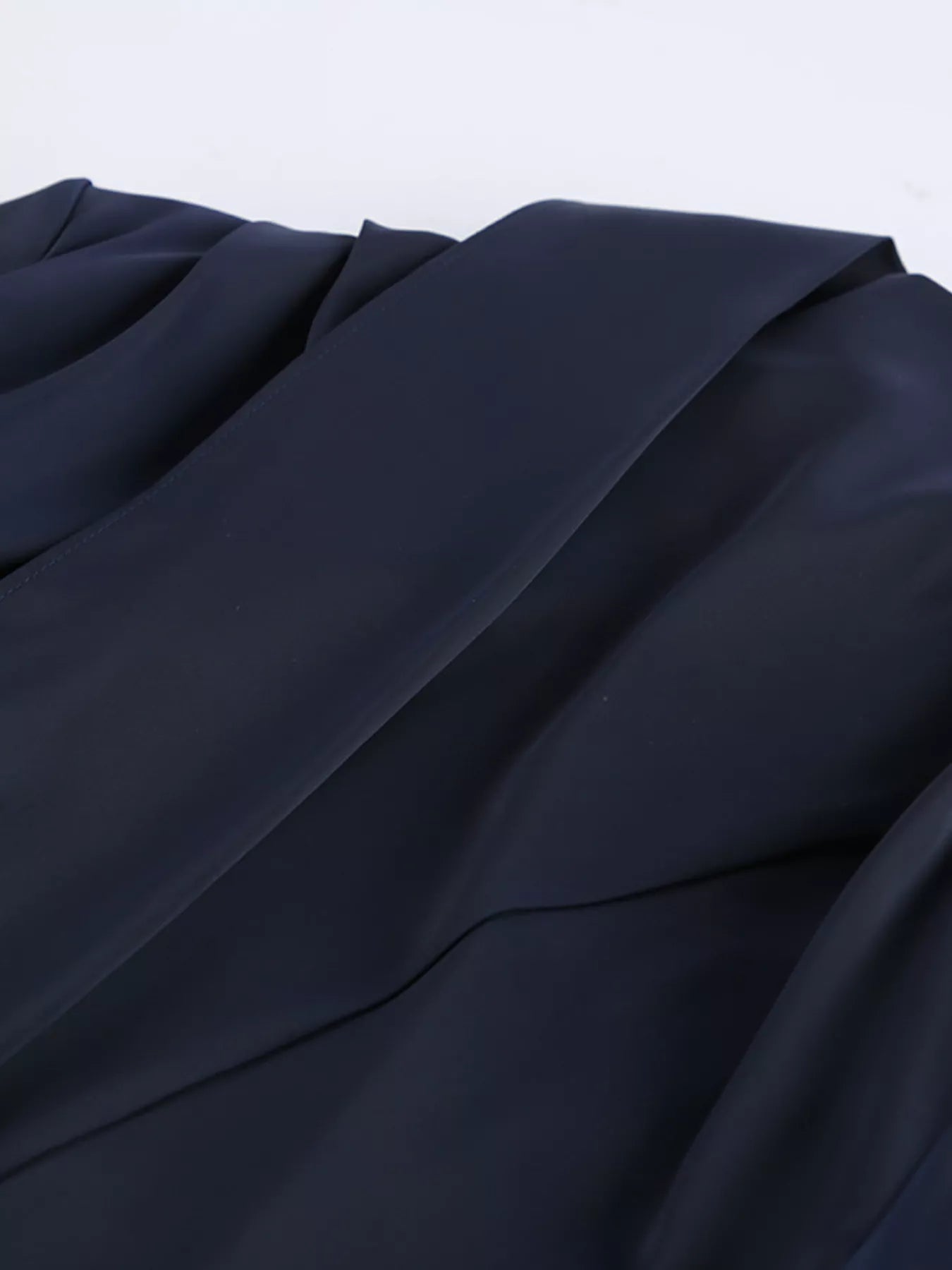Mock Neck Flounce Sleeve Dress