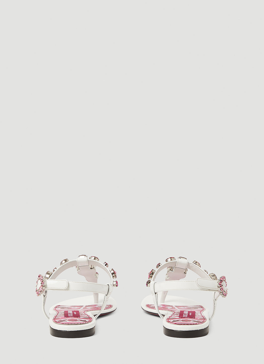 Dolce & Gabbana Women Crystal Embellished Majolica Sandals