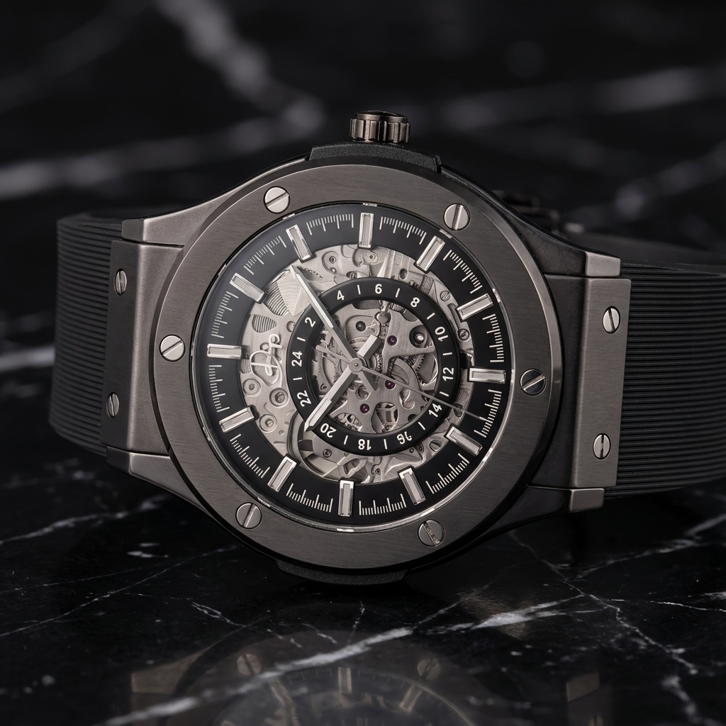 Dapper Watches Skeleton Watch Gunmetal 199 Limited