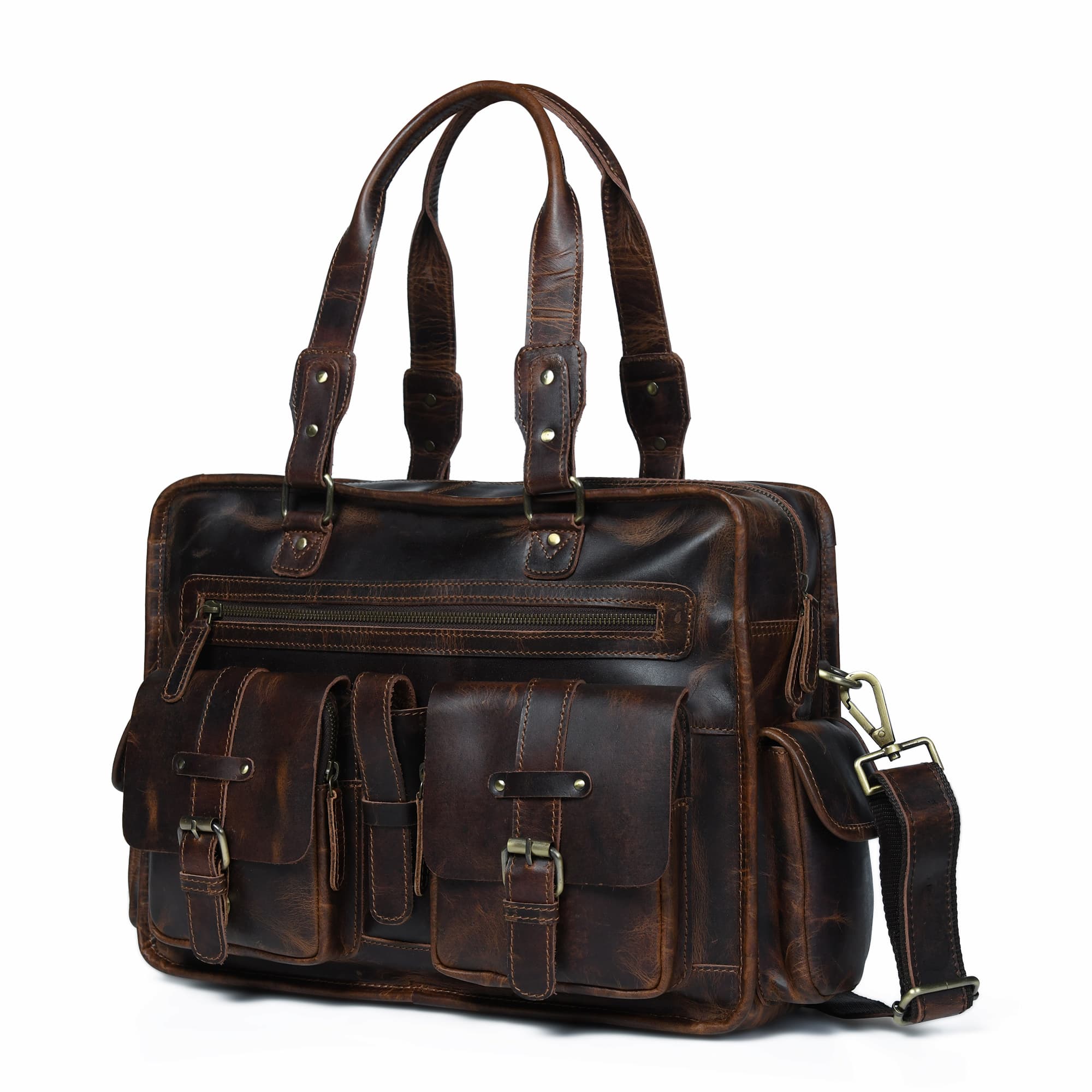 Dryden Buffalo Briefcase - Overture Gifts