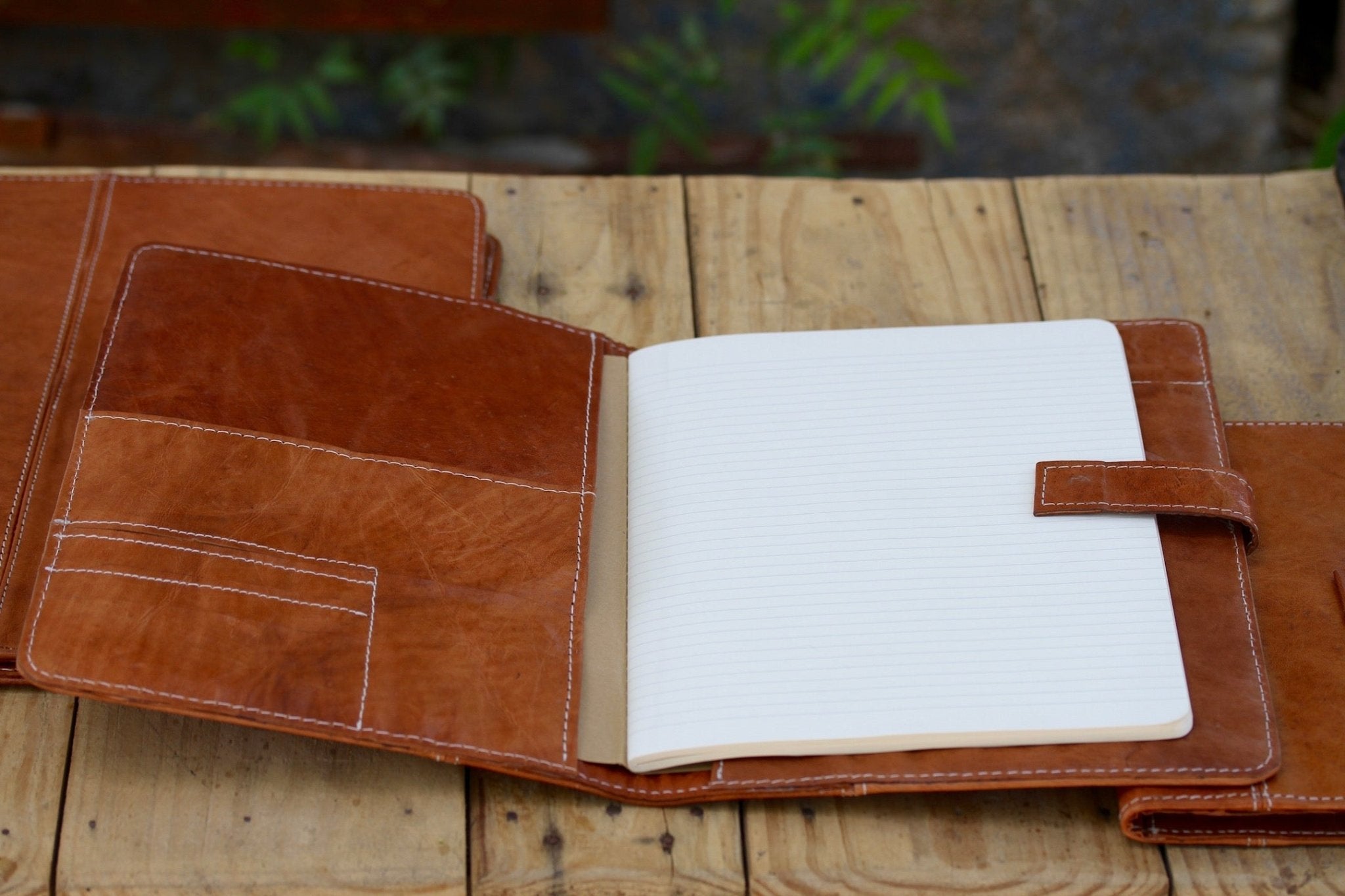 Dual Loading Leather Portfolio - Overture Gifts