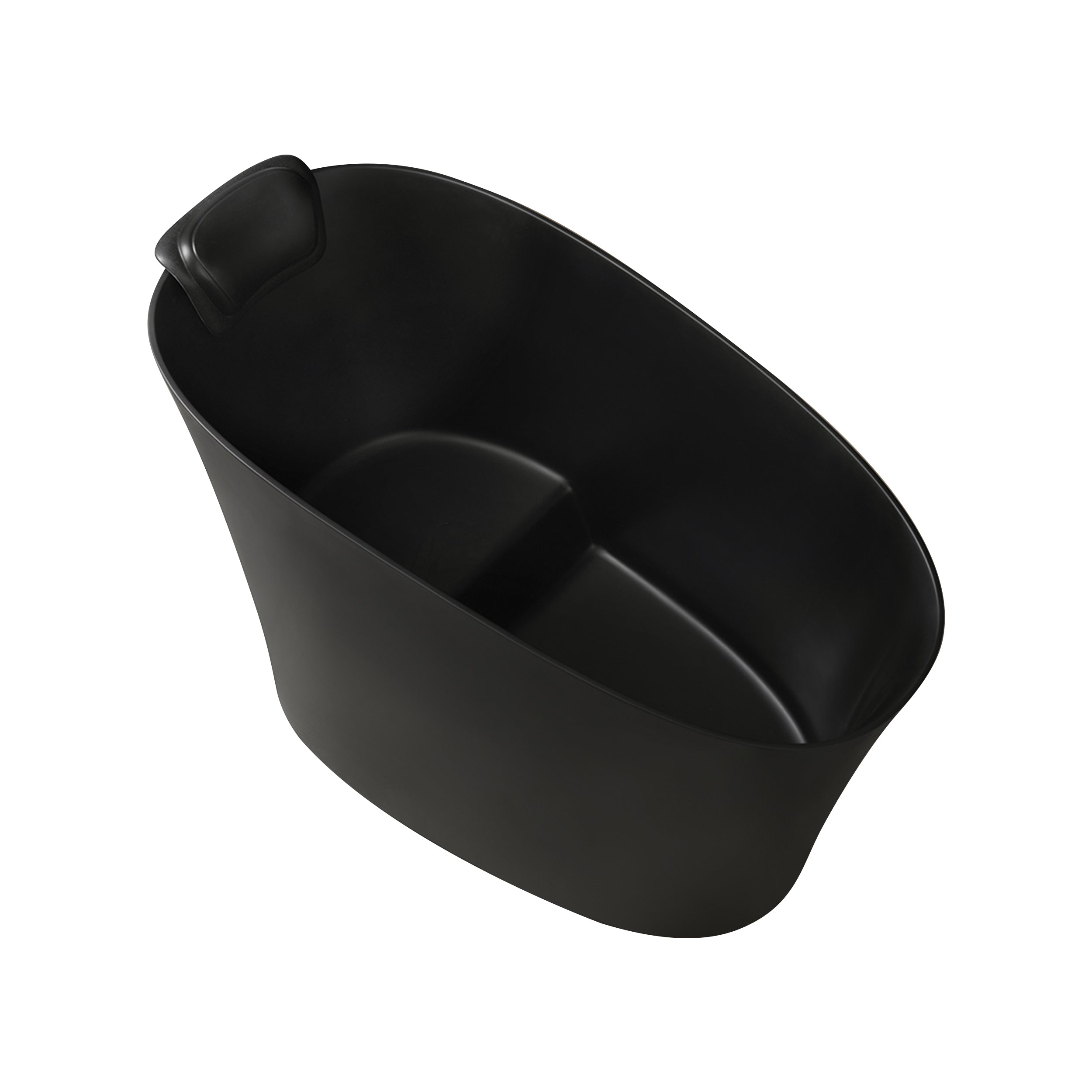 51" Solid Surface Oval Freestanding Bathtub