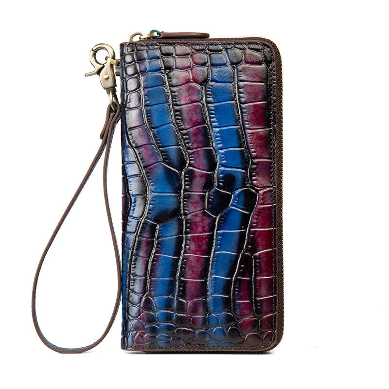 New Genuine Leather Large-capacity Long Wallet