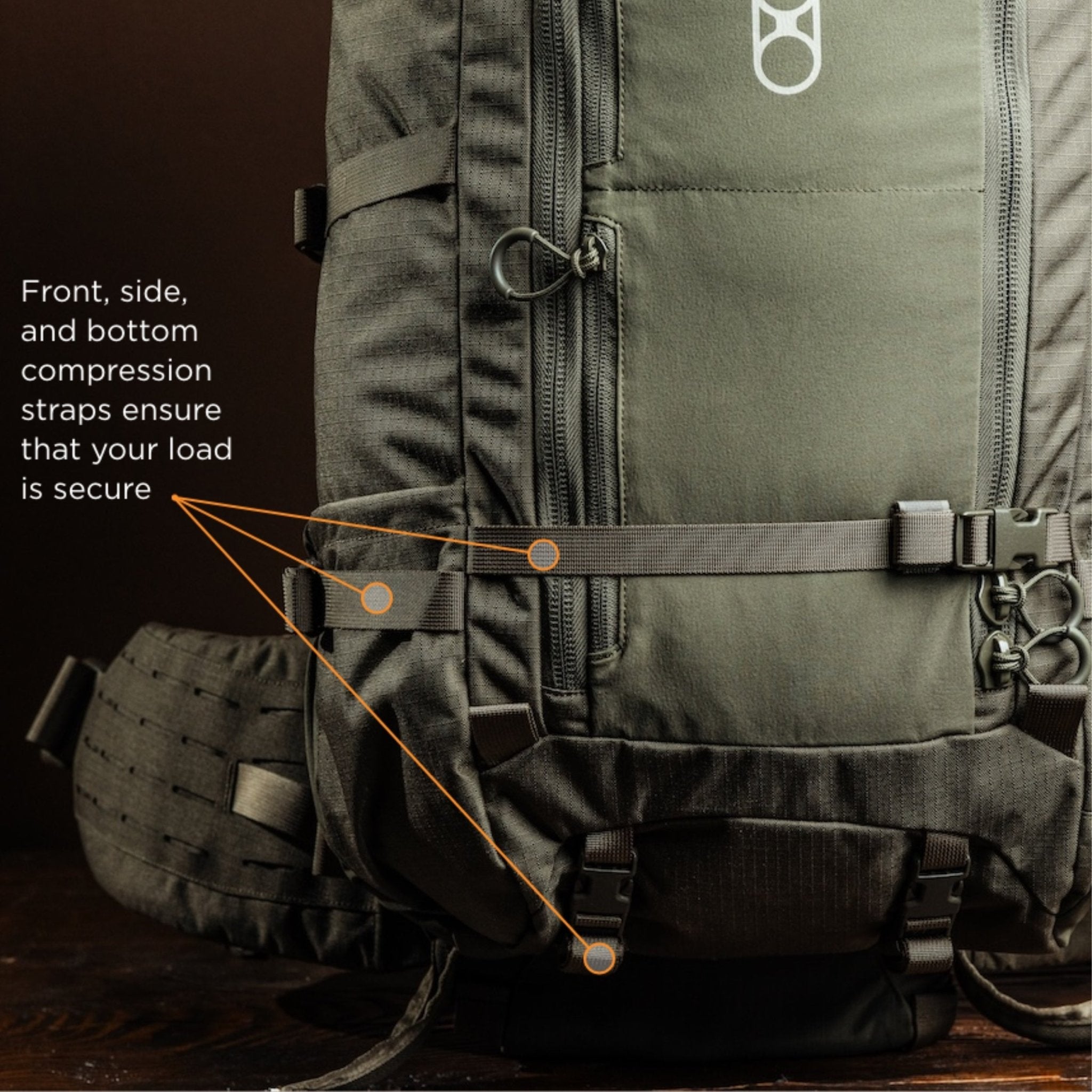 Eberlestock Brooks 7000 | Lightweight w/ EMOD Lid & Hydration Bladder Sleeve - Overture Gifts