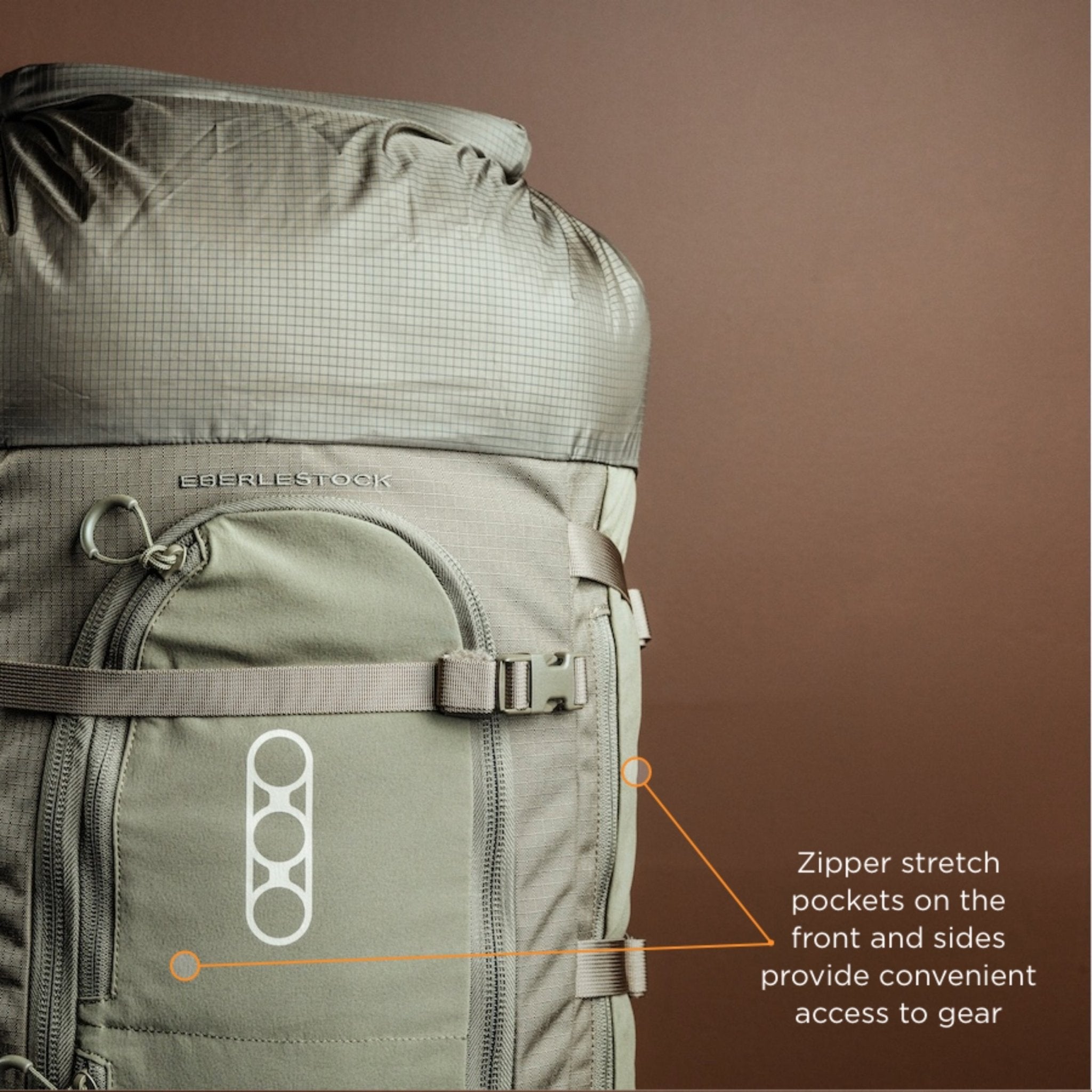 Eberlestock Brooks 7000 | Lightweight w/ EMOD Lid & Hydration Bladder Sleeve - Overture Gifts