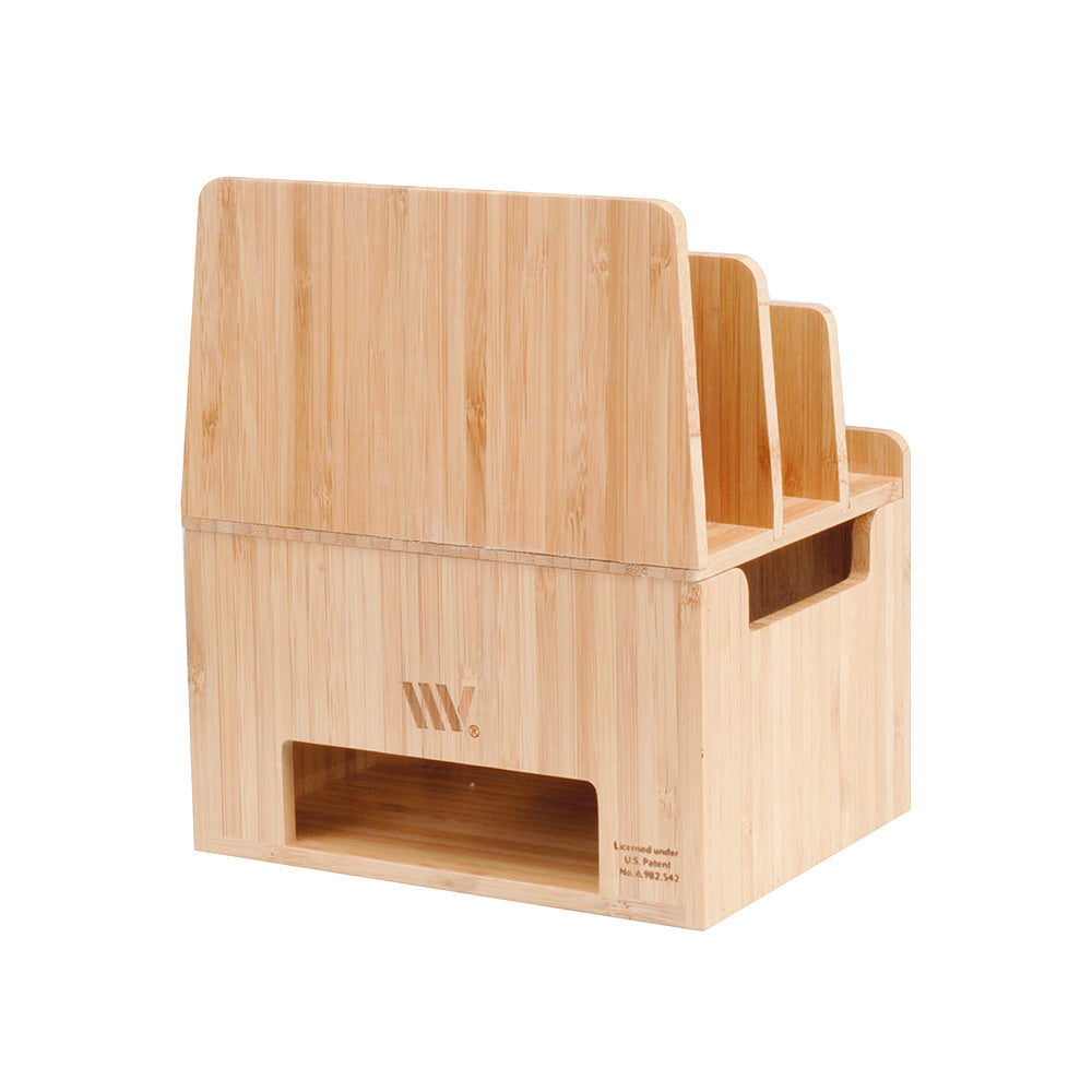 Bamboo Personal Stand and Device Organizer
