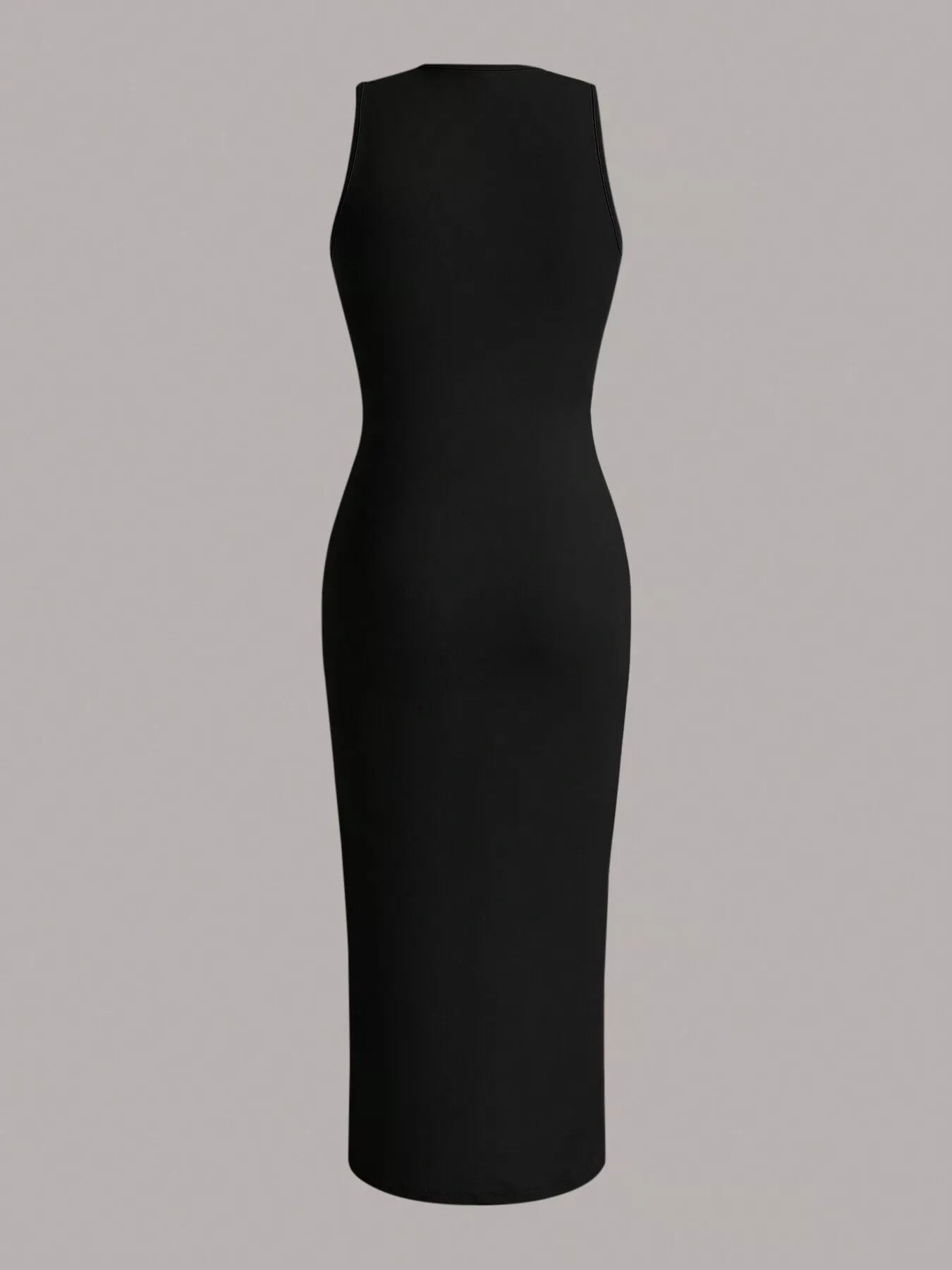 Sleeveless Round Neck Midi Dress