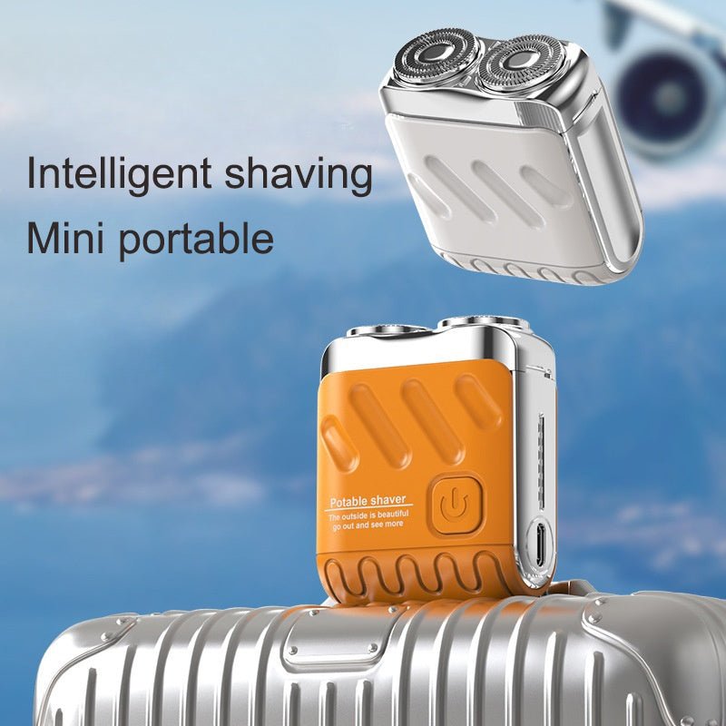 Electric shaver ultra clean new beard knife mini portable shaver for men automatic manual - Overture Gifts