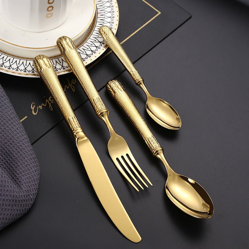 Elnoora Gold&Silver Luxury Cutlery Set | Yedwo - Overture Gifts
