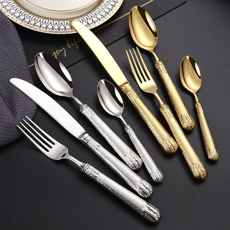 Elnoora Gold&Silver Luxury Cutlery Set | Yedwo - Overture Gifts