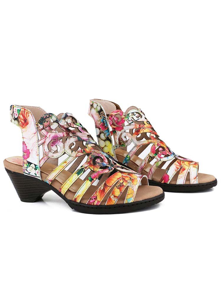 Elyse Genuine Leather Sandals - Overture Gifts