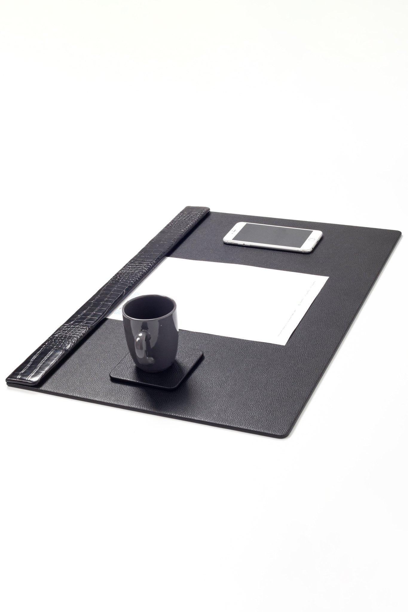 Embossed Leather Desk Pad | 23.6" × 15.7" - Overture Gifts