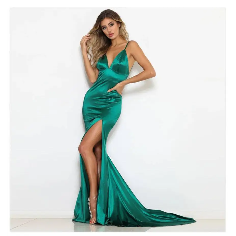Emerald Green Annual Meeting Mermaid Gown