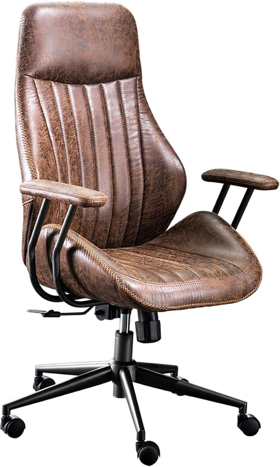 Ergonomic Office Chair High Back Dark Coffee Executive - Overture Gifts