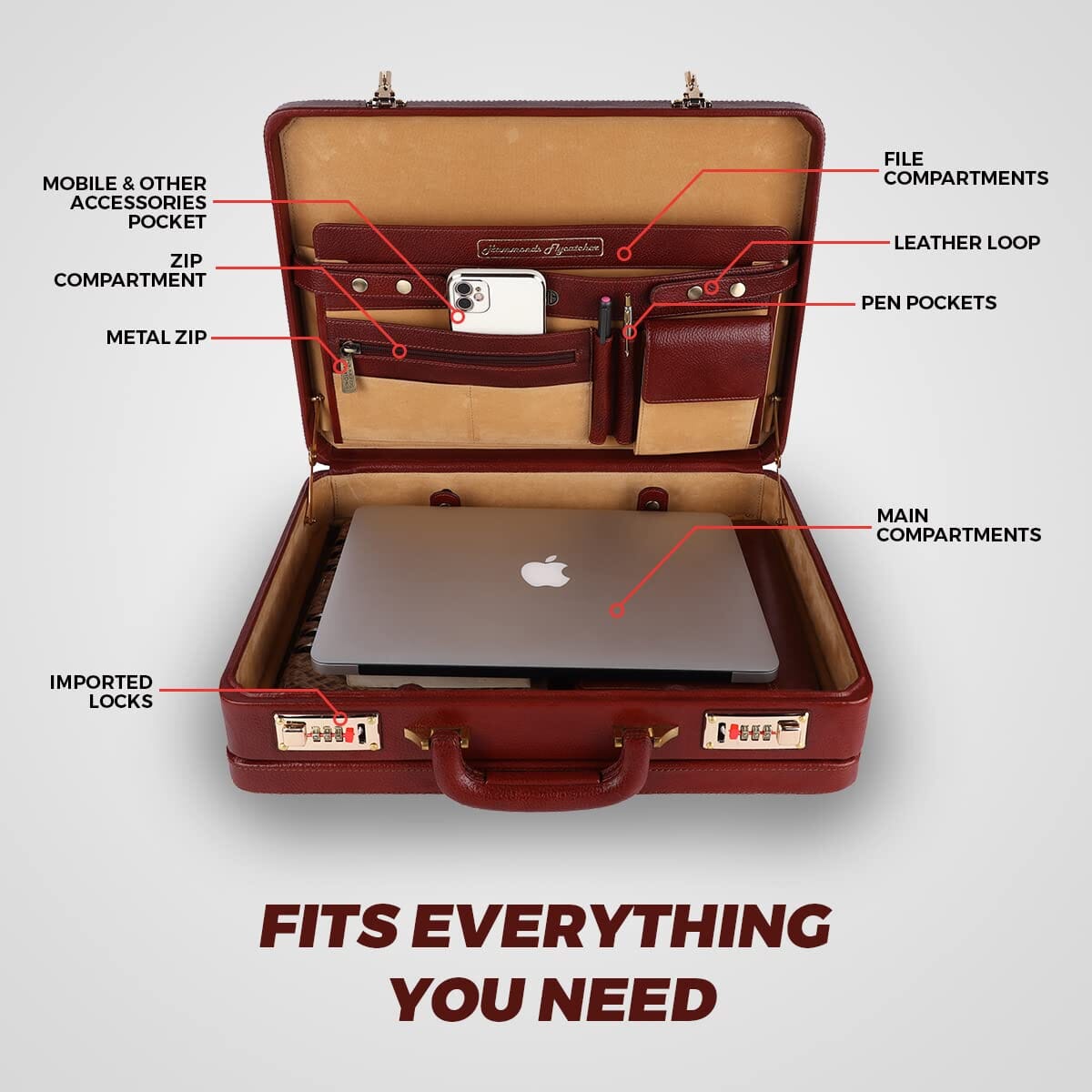 Expandable Office Suitcase Briefcase - Overture Gifts